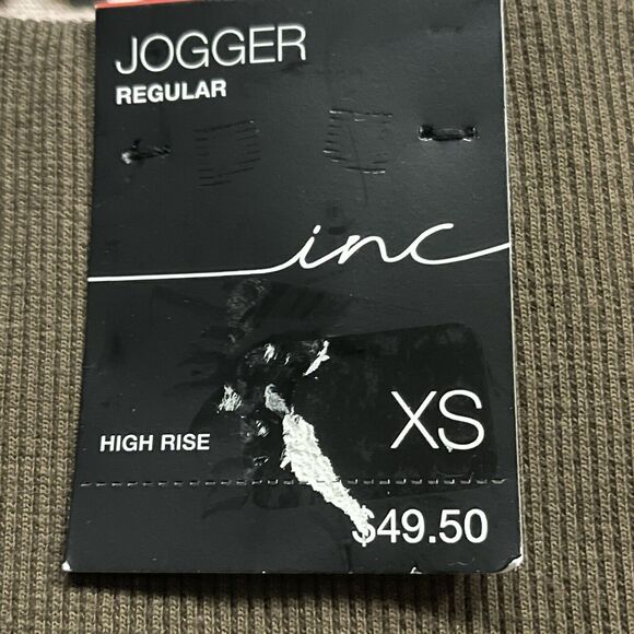 INC International Concepts X-Small Jogger Pants Cheetah Print Stretch Pockets - Picture 4 of 8